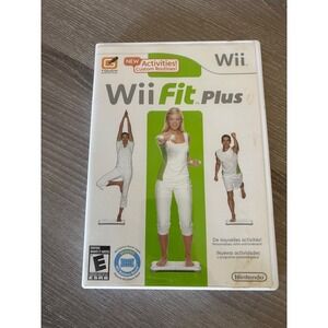 Nintendo Wii Fit Plus Game Disc and Case RVL-RFPE-USA-1 Fitness Workout